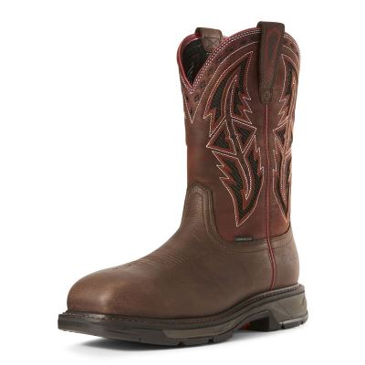 Ariat WorkHog XT VentTEK Koyu Çikolata Iş Ayakkabıları Erkek (42809-793)